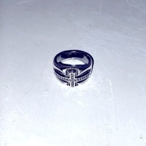 1/1 Black Diamond Sterling Silver Ring 💍 ‘Midnight Market’ size 12​​​​​